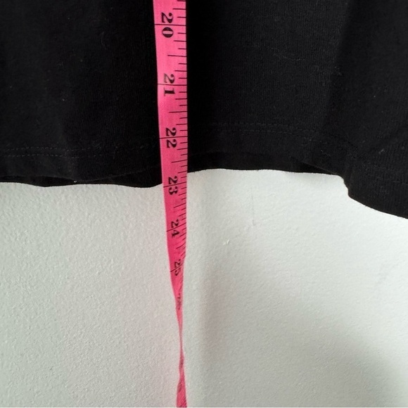 Cinq a Sept Mia Black Lace Ruffle Cotton Short Sleeve Top medium - Picture 7 of 9